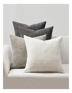 Corn Grain Cushion Covers in Grey 4 Pack (45x45cm)