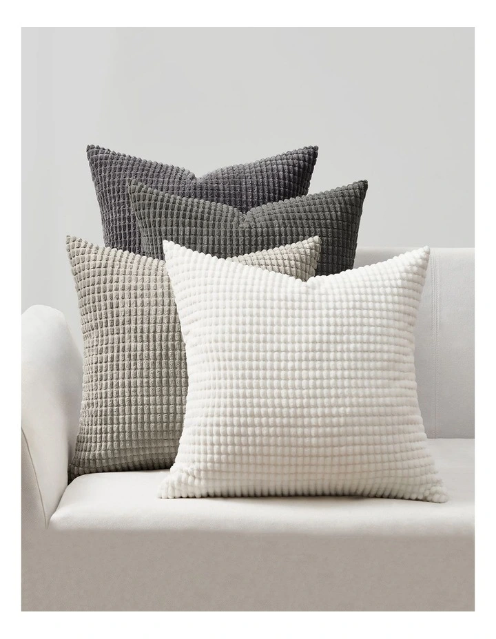 Corn Grain Cushion Covers in Grey 4 Pack (45x45cm) image 1