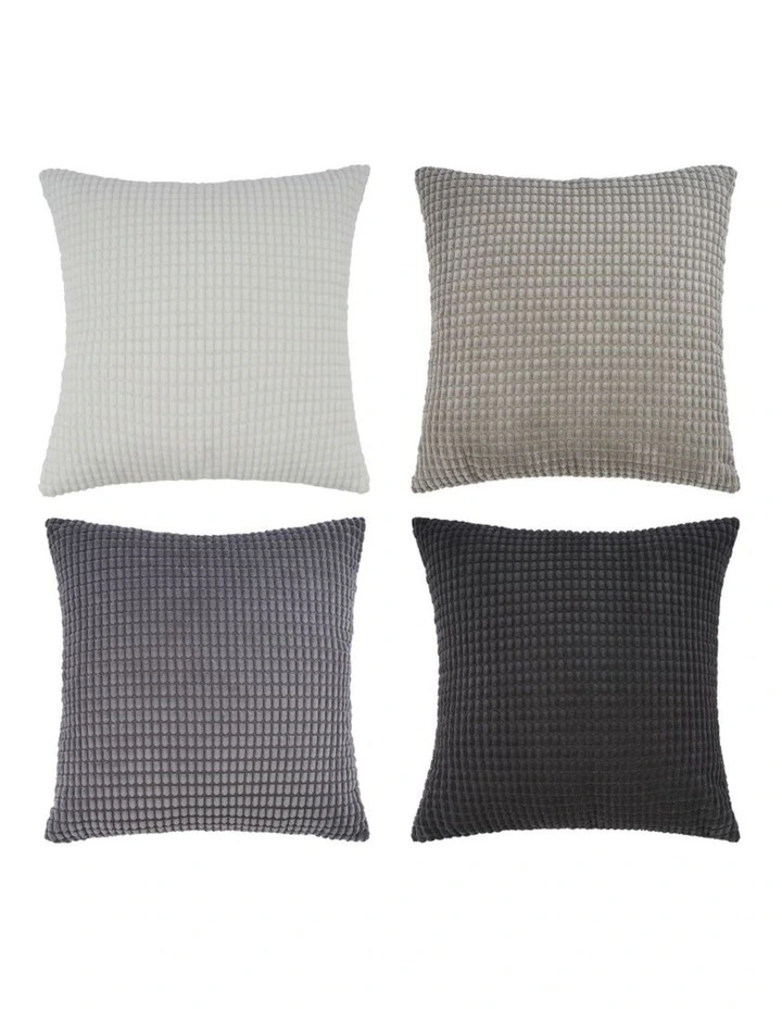 Corn Grain Cushion Covers in Grey 4 Pack (45x45cm) image 6