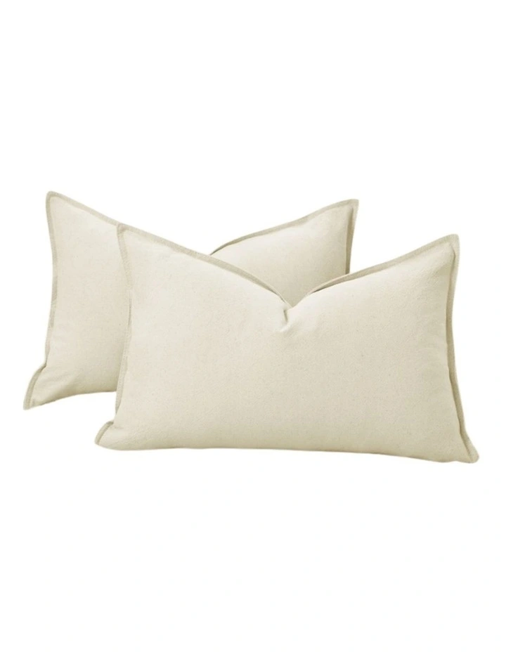 Linen-Cotton Cushion Covers in Linen 2 Pack (30x50cm) image 2