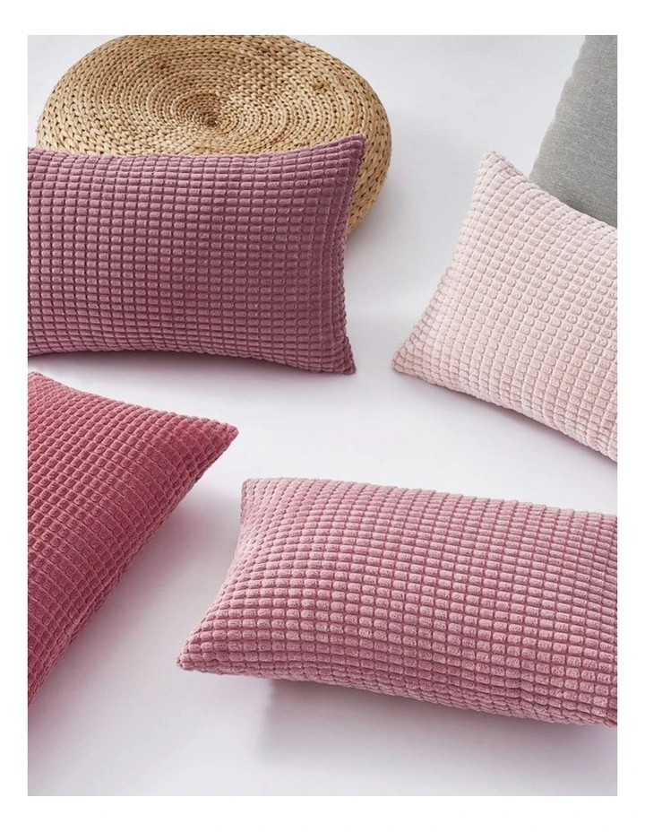 Corn Grain Cushion Covers in Pink 4 Pack (30x50cm) image 2