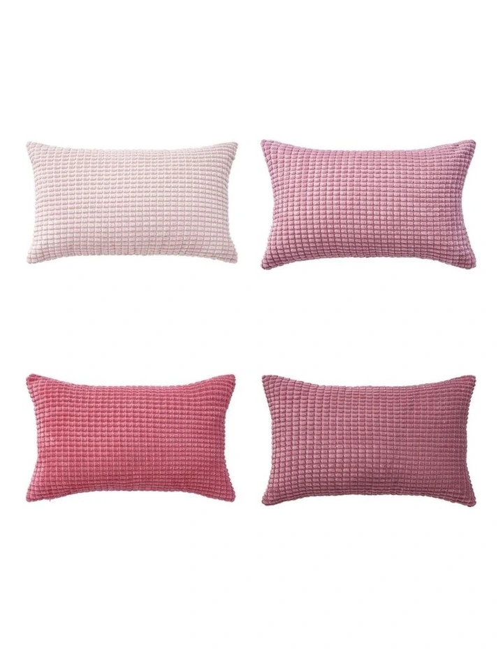 Corn Grain Cushion Covers in Pink 4 Pack (30x50cm) image 6