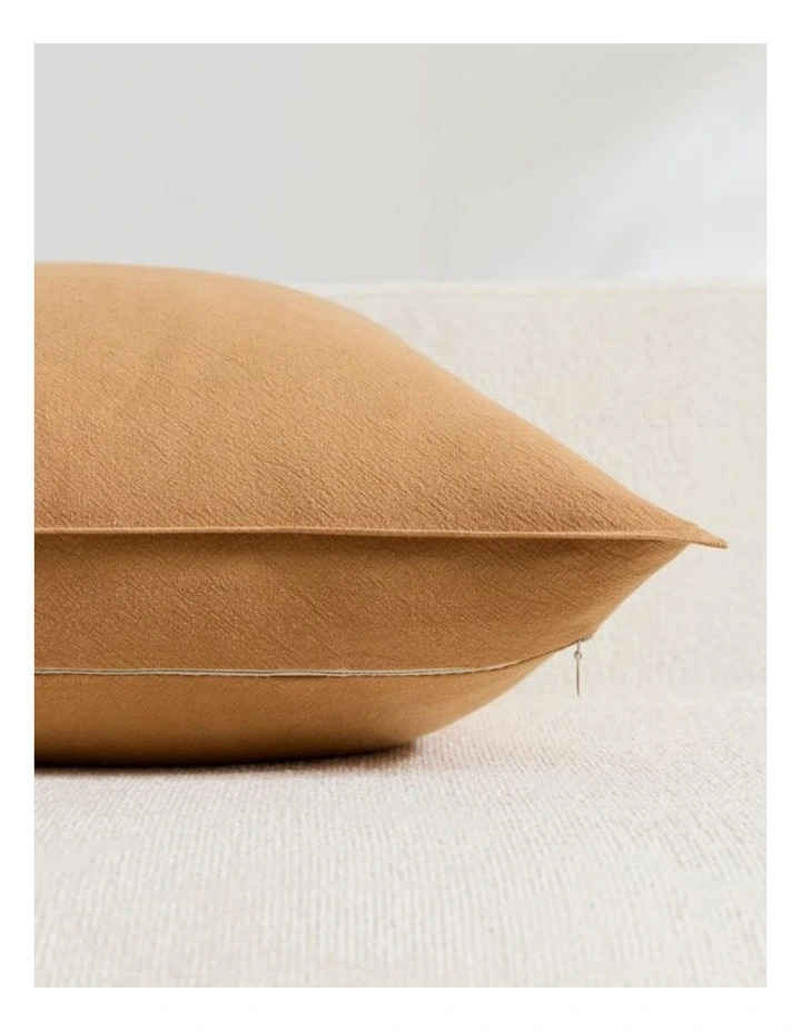 Linen-Cotton Cushion Covers in Warm Brown 4 Pack (30x50cm) image 5