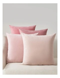 Velvet Cushion Covers in Mixed Pink 4 Pack (45x45cm)