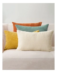 Corduroy Velvet Cushion Covers in Rainbow Set of 4 (30x50cm)