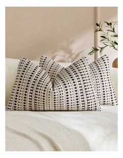 Bohemian Dot Woven Cushion Covers in Brown 2 Pack (30x50cm)