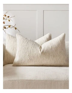Speckled Boucle Cushion Covers in Oatmeal 2 Pack (30x50cm)