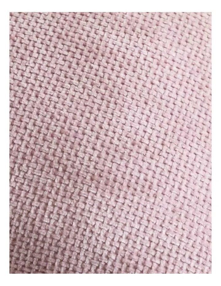 Chenille Grid Cushion Covers in Pink 2 Pack (30x50cm) image 3