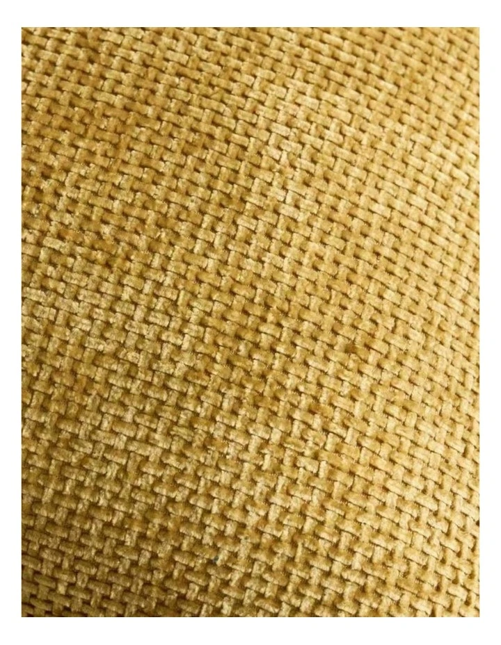Chenille Grid Cushion Covers in Mustard 2 Pack (30x50cm) image 3
