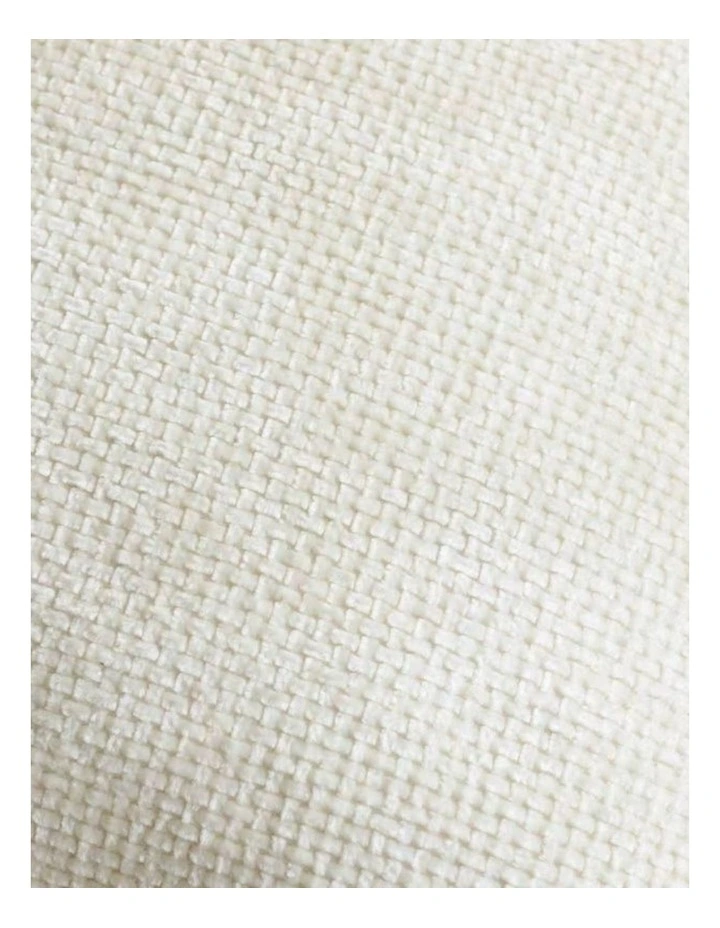 Chenille Grid Cushion Covers in Ivory 2 Pack (30x50cm) image 3