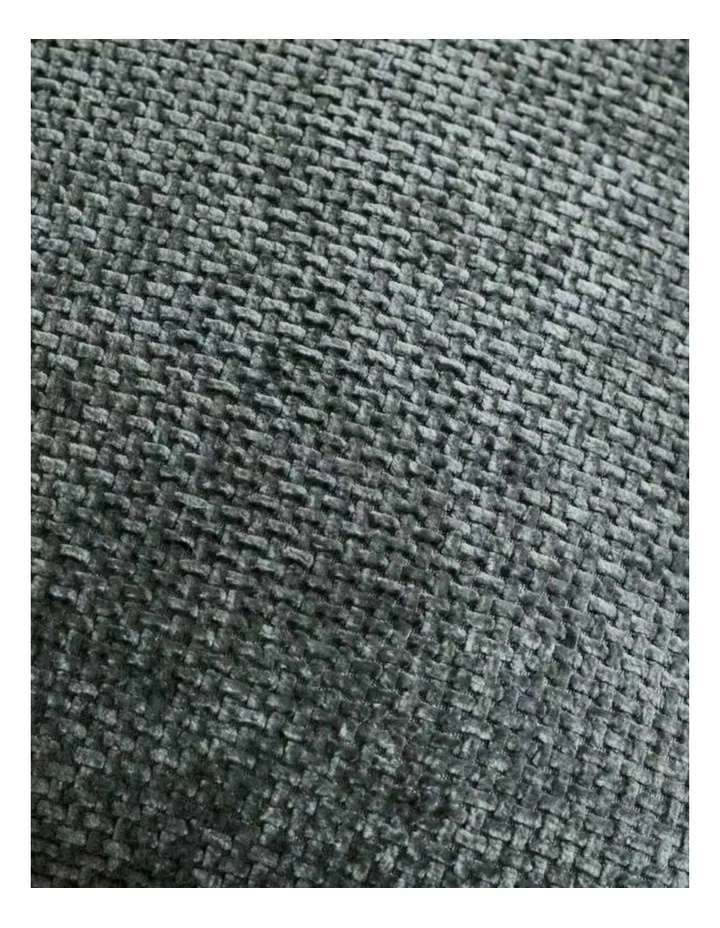 Chenille Grid Cushion Covers in Deep Green 2 Pack (30x50cm) image 3