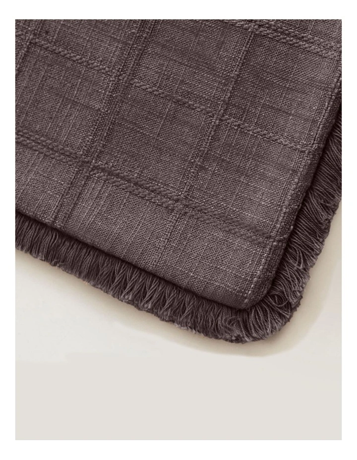 Linen Look Cushion Covers in Brown 2 Pack (30x50cm) image 2