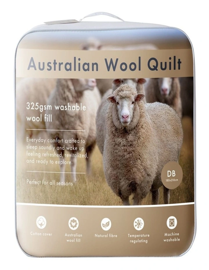 Merino Baby Australian wool Quilt - Double image 1