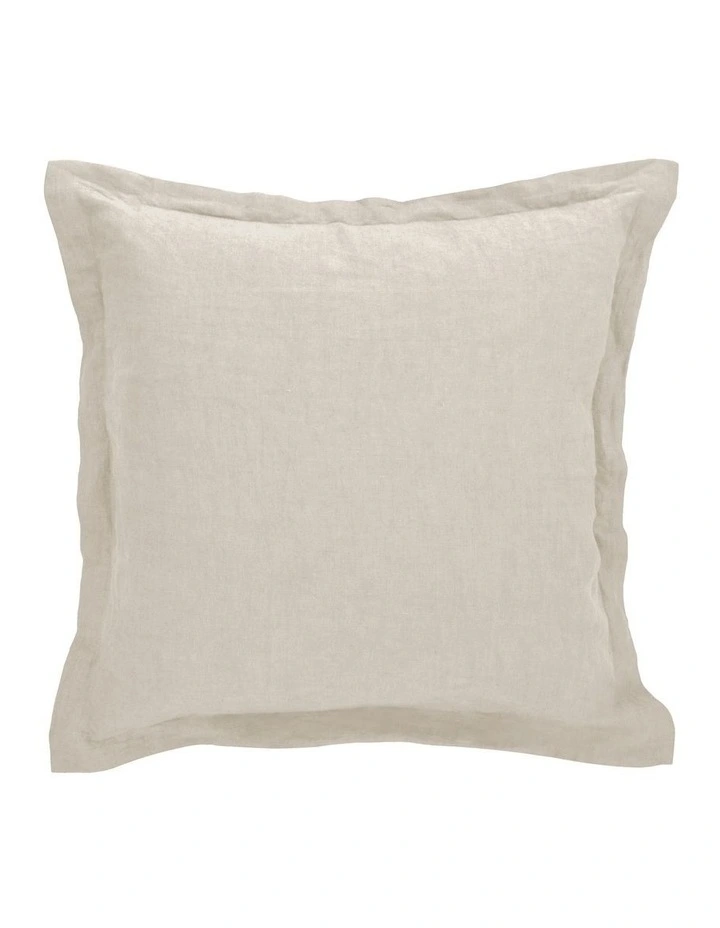 Amalfi Cove Linen Cushion Oat 50x50x10cm image 1