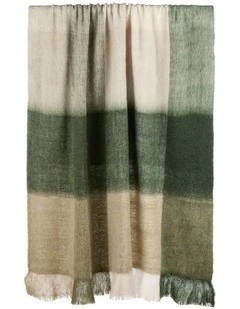 Amalfi Bowie Wool Blend Woven Throw Multi-Coloured 130x180x1cm