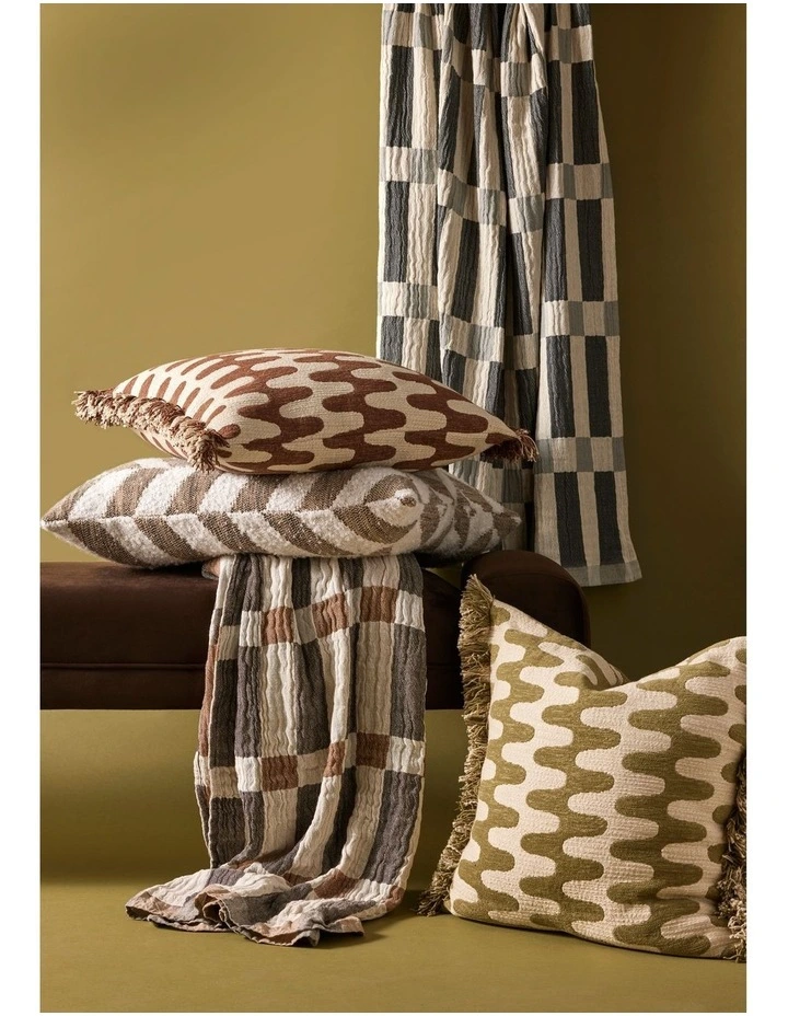 Academy Arlow Muslin Throw Rust Multi 130x180x0.05cm image 2