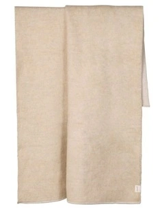 Amalfi Avalon Stitch Throw Ivory 130x180cm