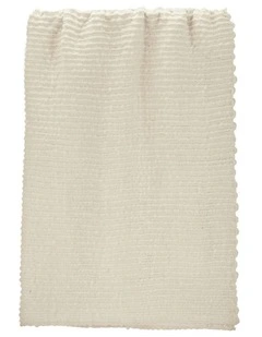 Amalfi Sunny Throw White 180x130x1cm