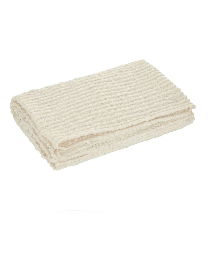 Amalfi Sunny Throw White 180x130x1cm image 2
