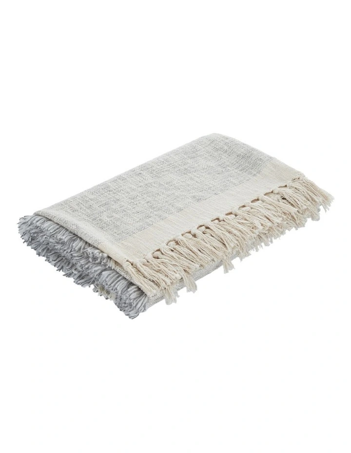 Amalfi Lenny Throw Grey 180x130x1cm image 2