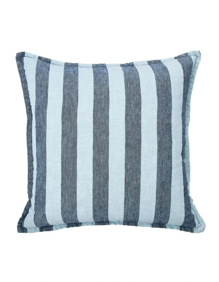 Amalfi Arden Stripe Cushion - Blue 50x50cm image 1
