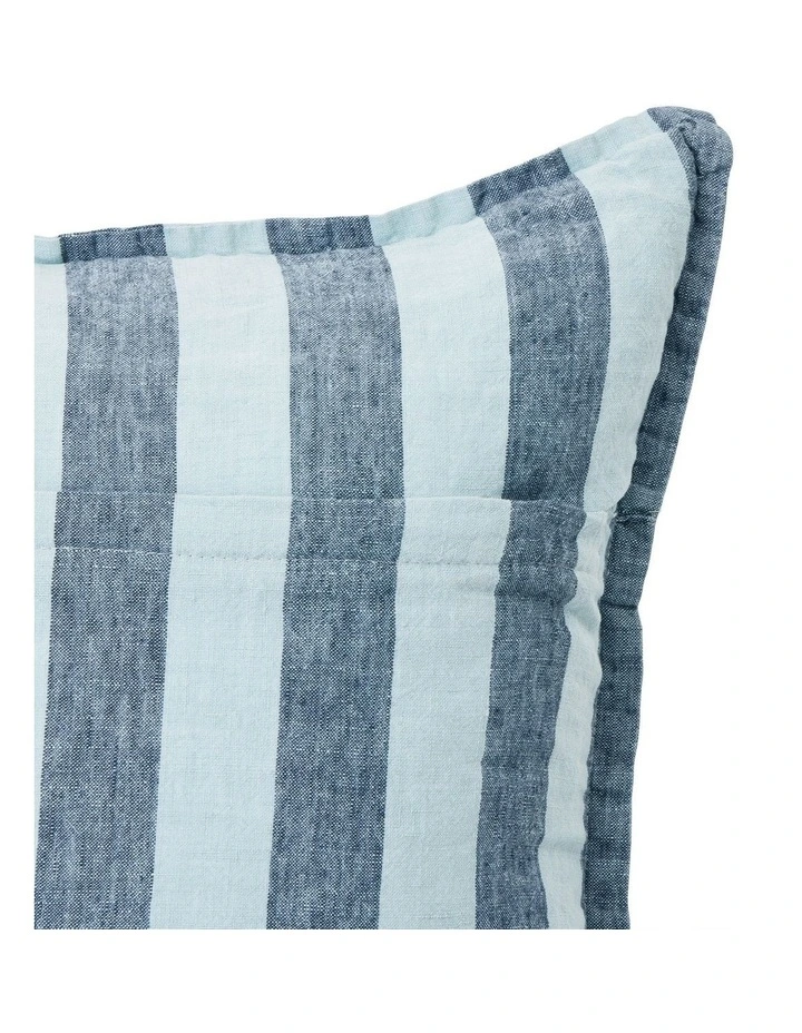 Amalfi Arden Stripe Cushion - Blue 50x50cm image 3