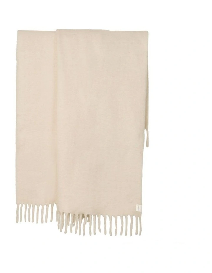 Amalfi Zephy Throw Ivory 130x170cm image 1