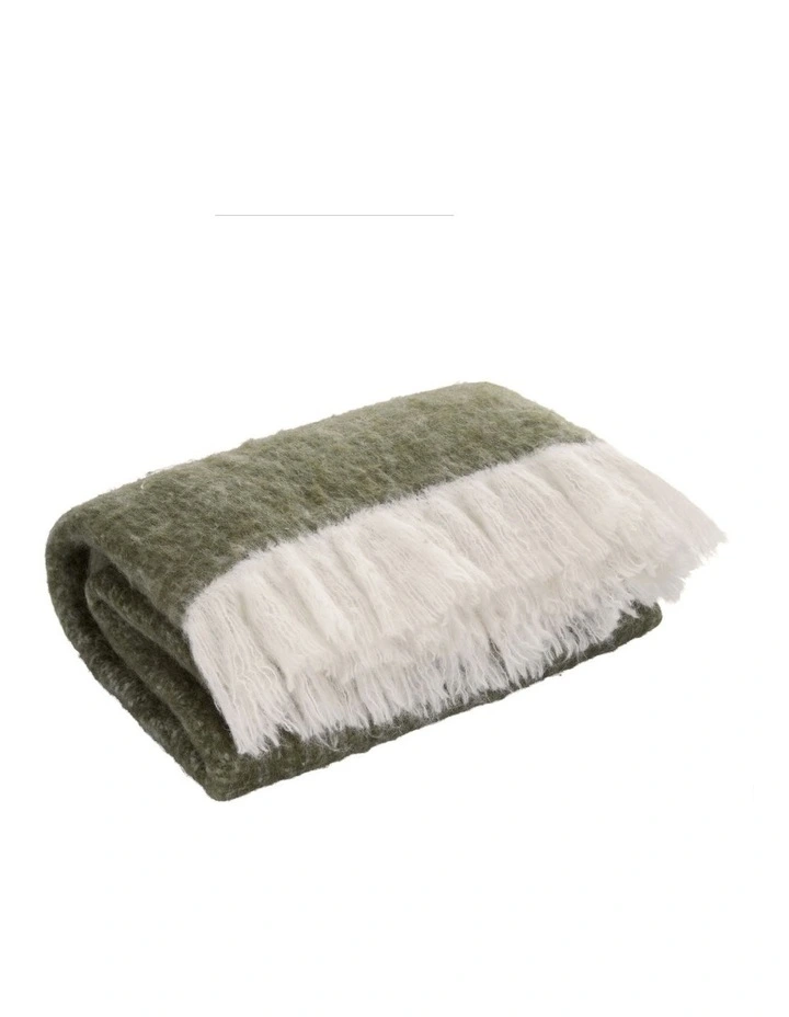 Amalfi Joseph Throw Green 180x130x10cm image 2