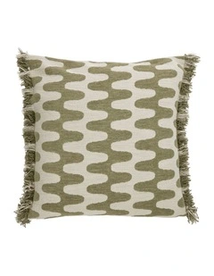 Academy Nash Abstract Cushion Green 50x50x10cm
