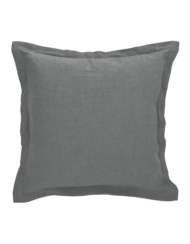 Amalfi Cove Linen Cushion Light Grey 50x50x10cm image 1