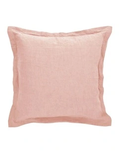 Amalfi Cove Linen Cushion Pink 50x50x10cm