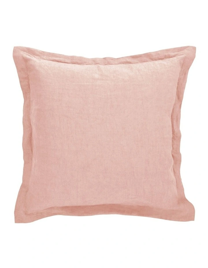 Amalfi Cove Linen Cushion Pink 50x50x10cm image 1