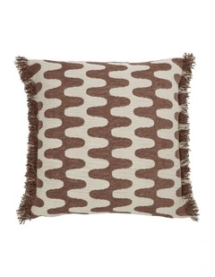 Academy Nash Abstract Cushion Chocolate 50x50x10cm