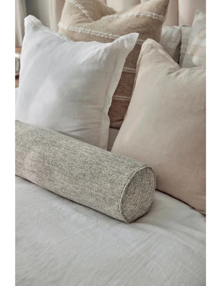 Amalfi Cove Linen Cushion Chocolate 50x50x10cm image 4