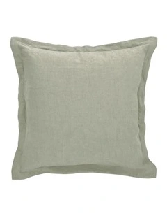 Amalfi Cove Linen Cushion Green 50x50x10cm