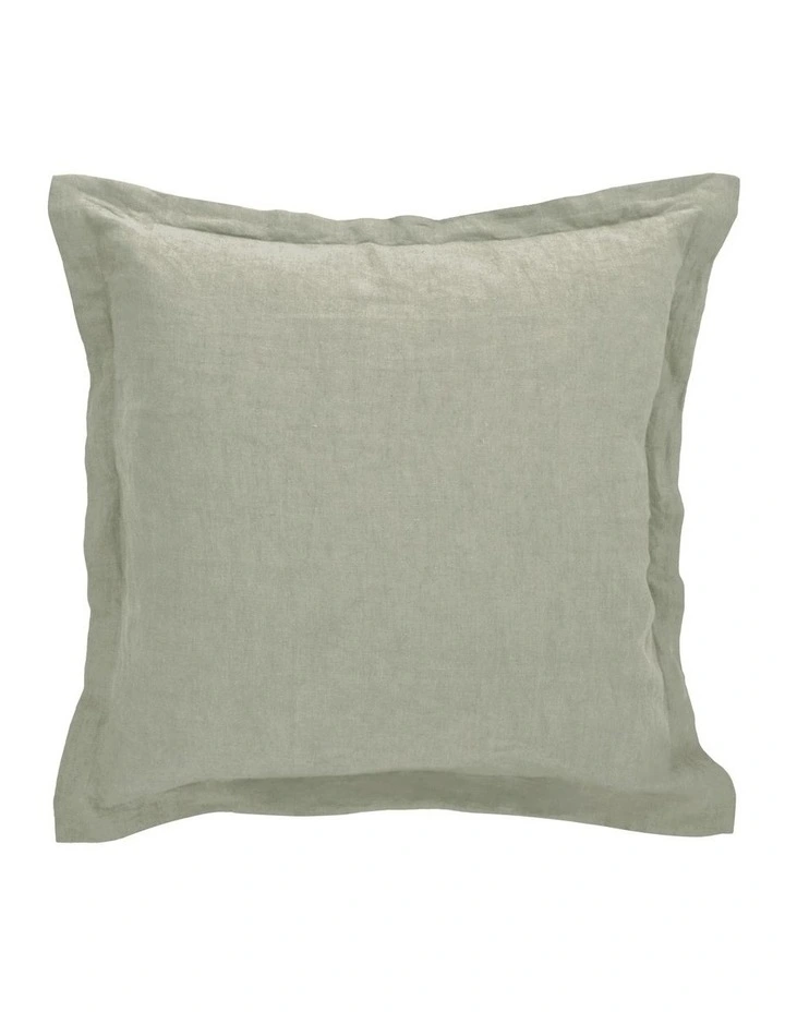Amalfi Cove Linen Cushion Green 50x50x10cm image 1