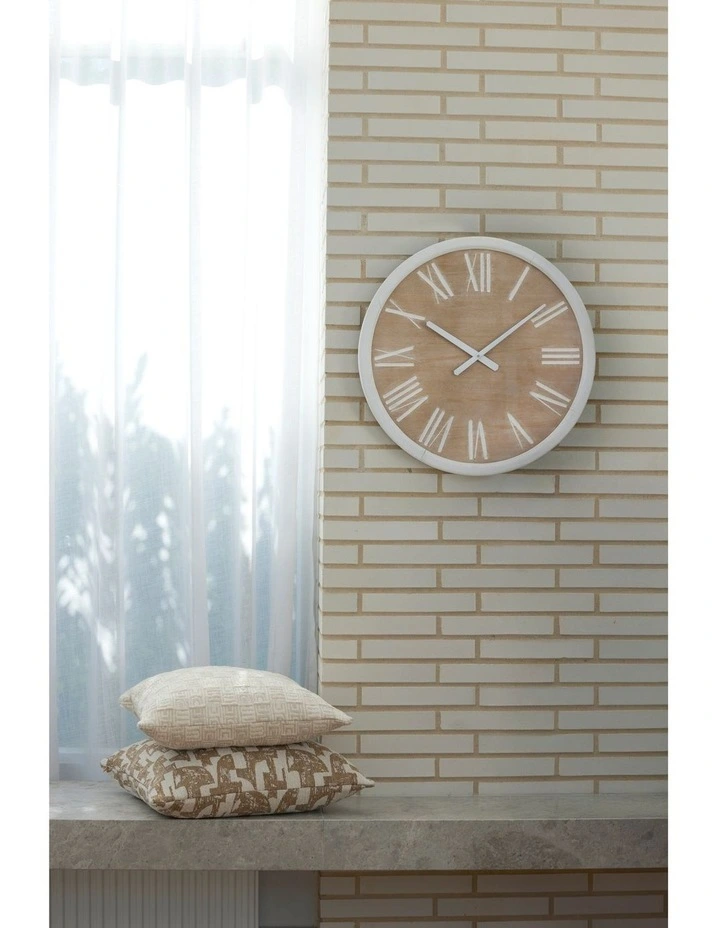 Amalfi Enver Geo Cushion Ivory & Beige 50x50x10cm image 2