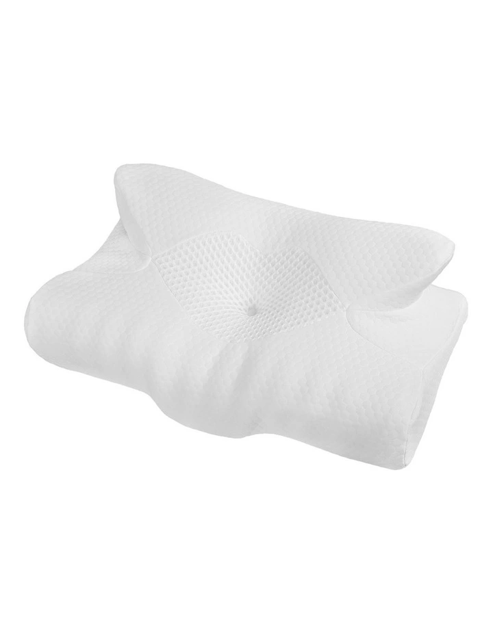 DreamZ Cervical Pillow Memory Foam Ergonomic Cooling Neck Pain Relief White image 1