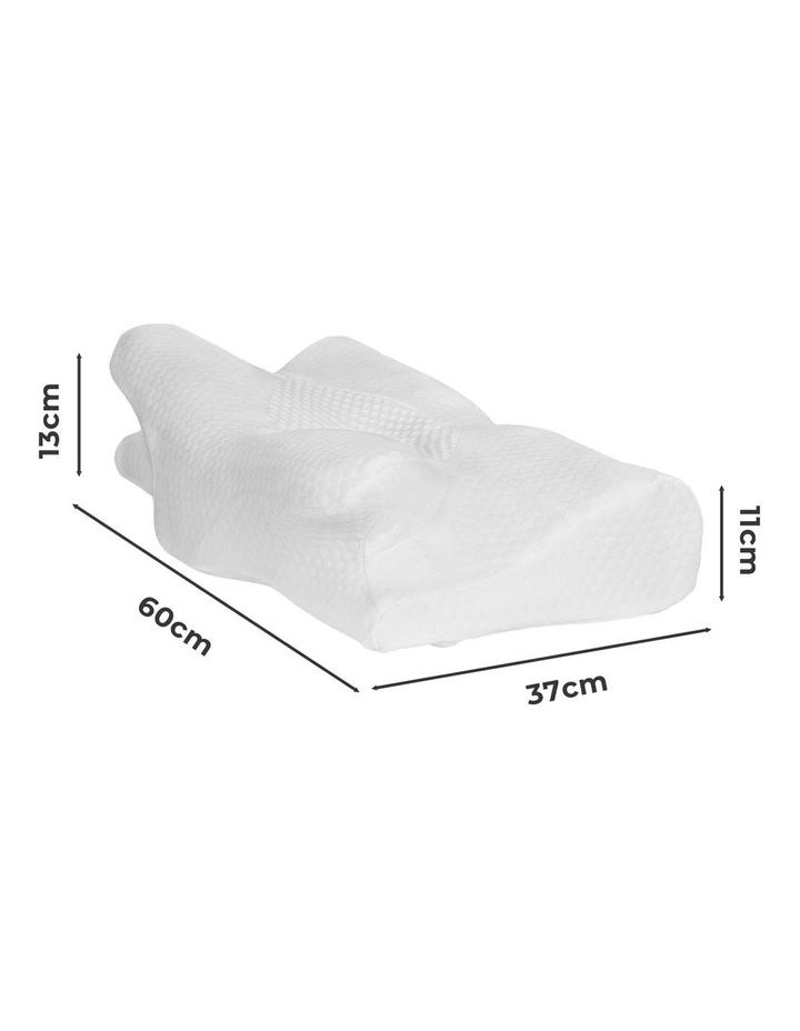 DreamZ Cervical Pillow Memory Foam Ergonomic Cooling Neck Pain Relief White image 2