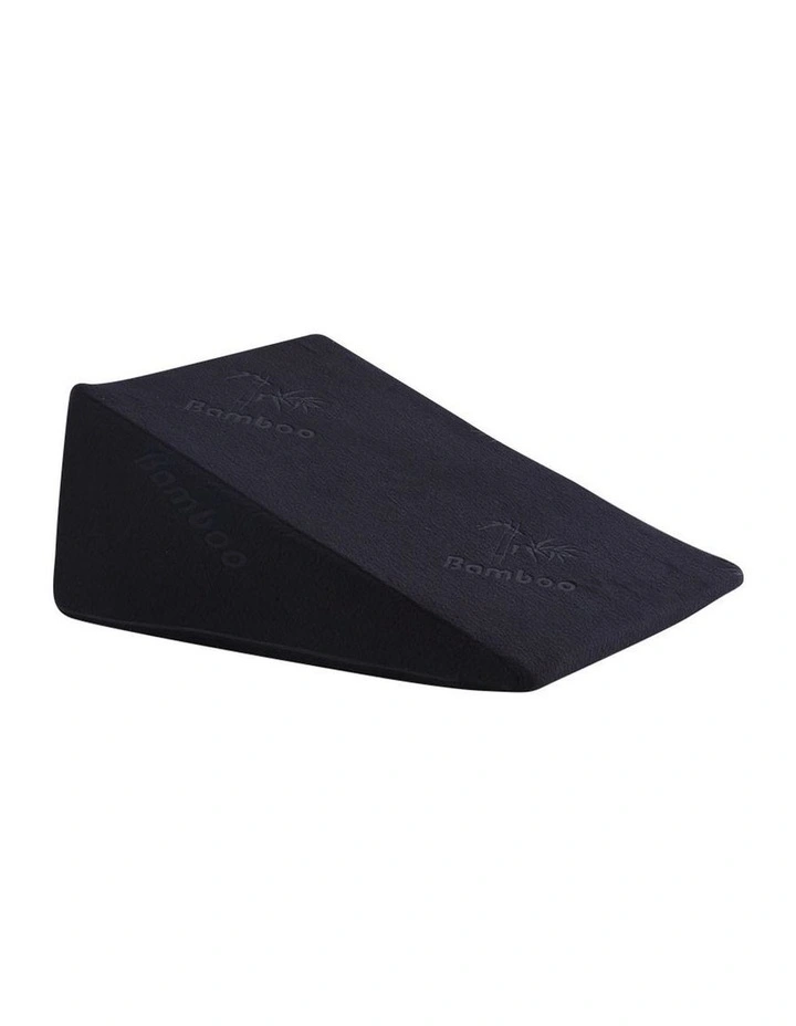 2x Cool Gel Memory Foam Bed Wedge Pillow Cushion Neck Back Support Sleep Cover image 2