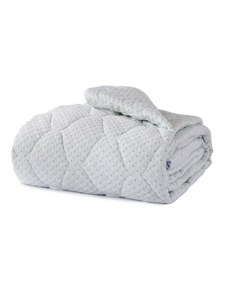 DreamZ Mattress Protector Topper Bamboo Pillowtop Waterproof Cover King Single image 1
