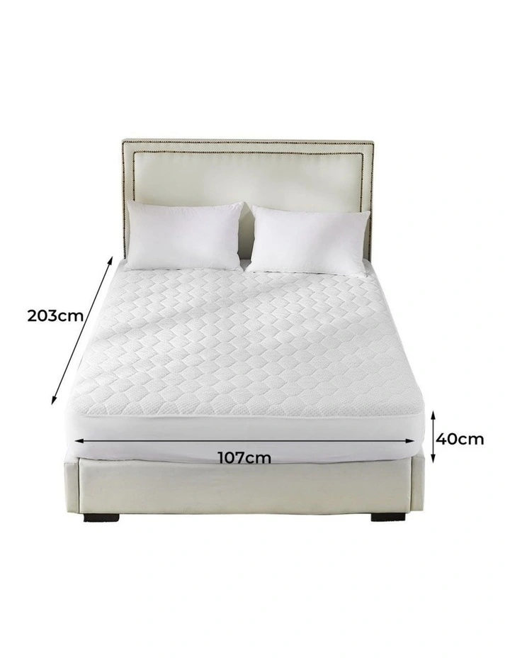 DreamZ Mattress Protector Topper Bamboo Pillowtop Waterproof Cover King Single image 3