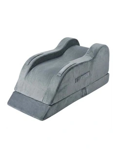 DreamZ Leg Elevation Pillow After Surgery Gel Memory Foam Single Leg Grey