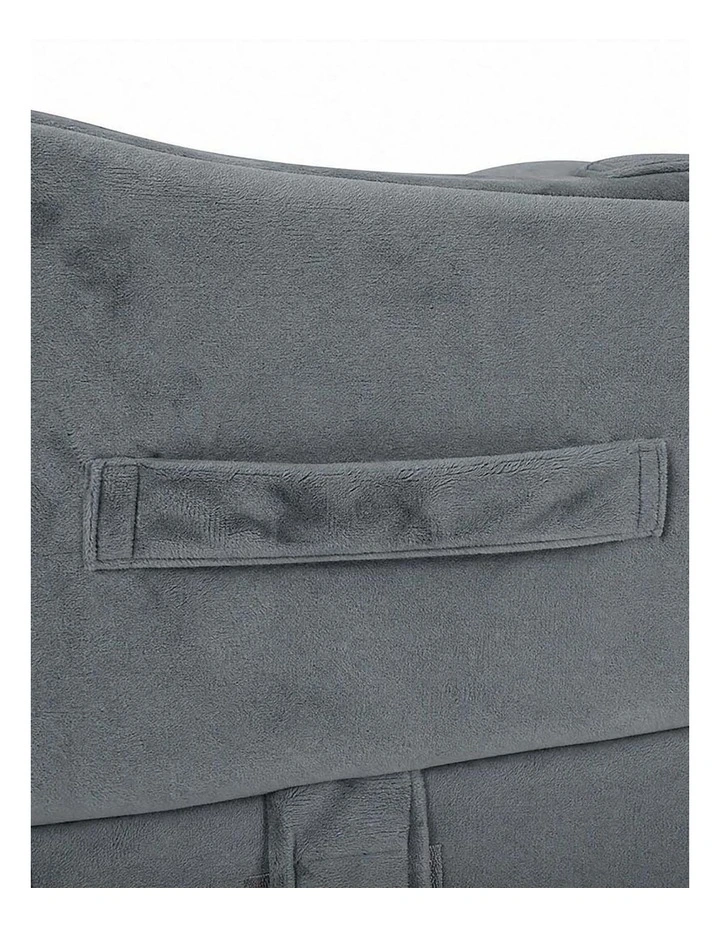 DreamZ Leg Elevation Pillow After Surgery Gel Memory Foam Single Leg Grey image 4