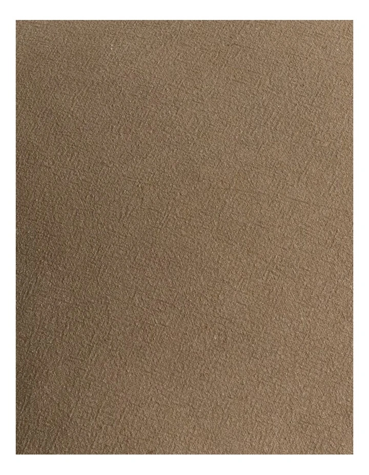 GIOIA CASA Linen-Cotton Cushion Covers with Tassels in Taupe 2 Pack (30x50cm) image 2