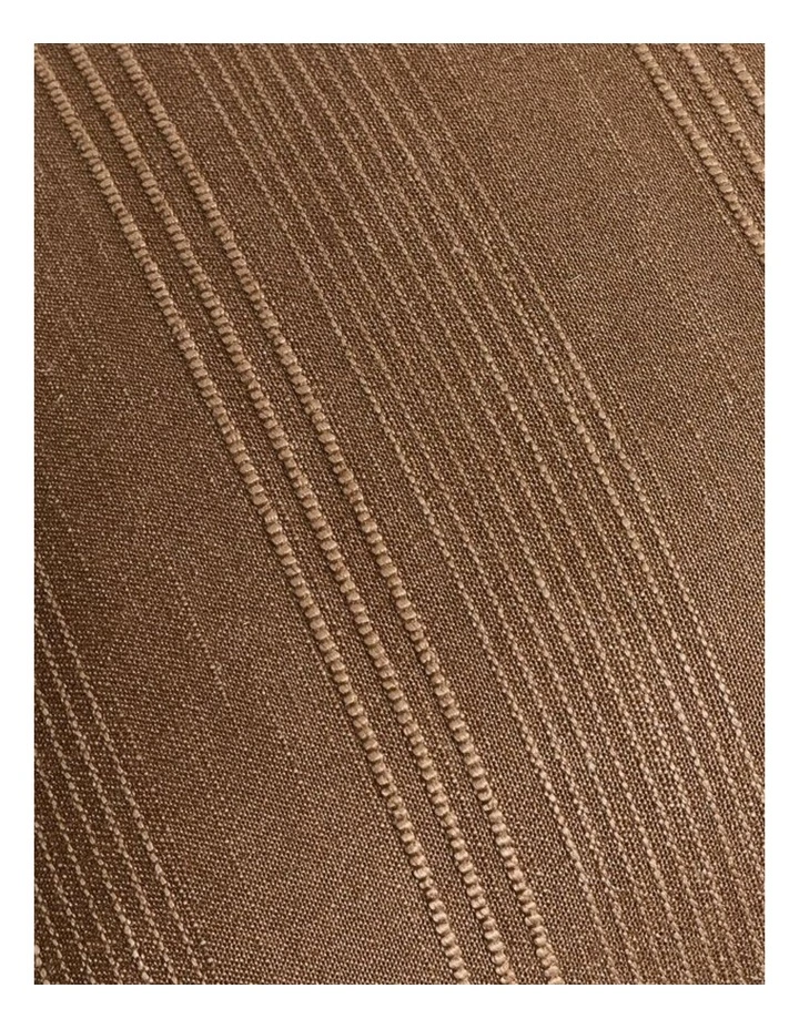 GIOIA CASA Linen Blend Striped Cushion Covers in Tobacco 2 Pack (45x45cm) image 3