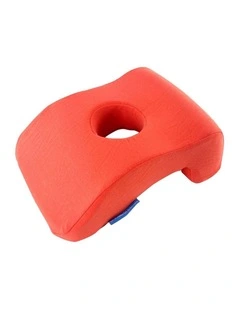 Annabel Trends Breathe Easy Beach Pillow Unique Cut Out Hole Coral 30x23cm