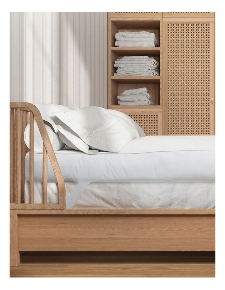 5000GSM Ball Fibre Mattress Topper In White image 1