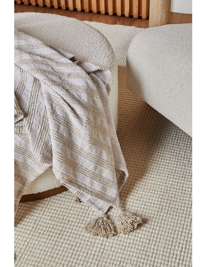 Meadow Throw 130x170x0.7cm Ivory image 5