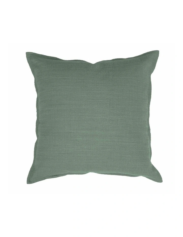 Elise Fancy Slub Cushion with Polyester Filling 50x50cm Forest Green image 1